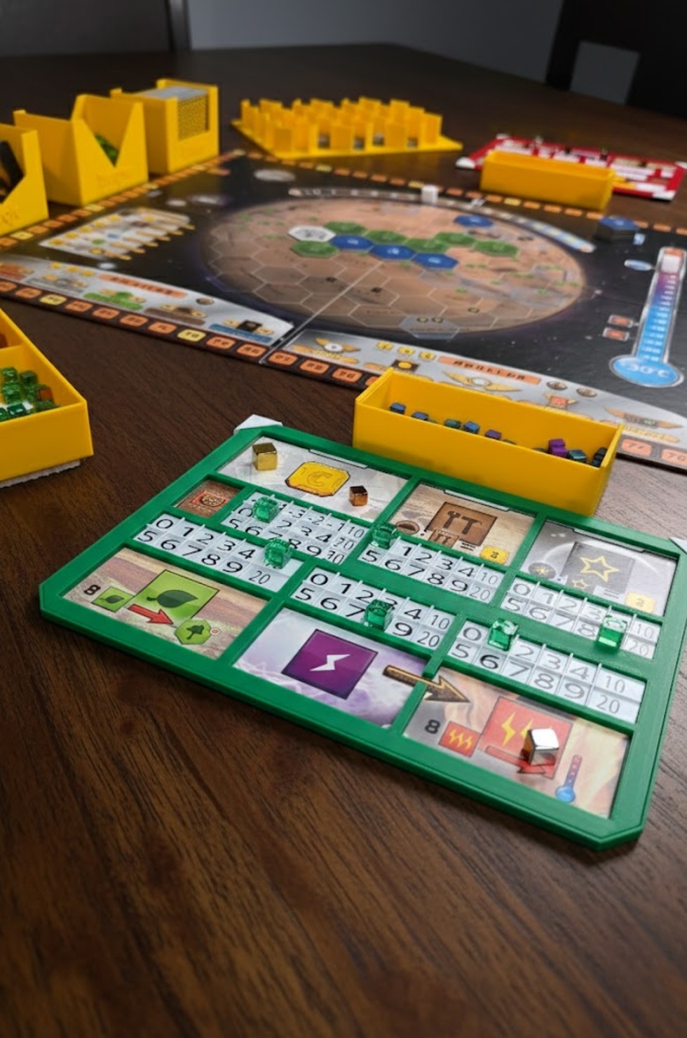 Terraforming Mars ile uyumlu Oyuncu Altlığı - 5'li paket