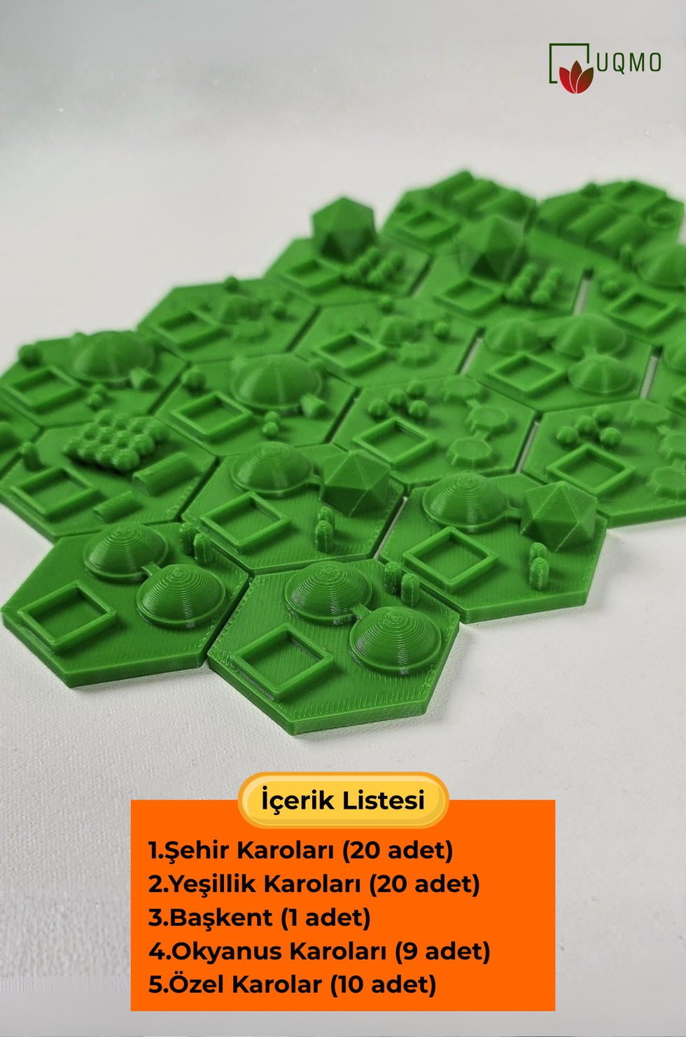 Terraforming Mars Oyunu Uyumlu Özel Tasarım Karo Seti