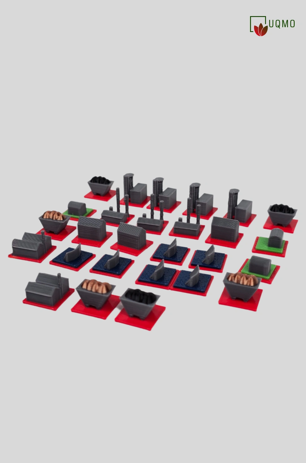 İnkılap Kutu Oyunu ile uyumlu 3D İşletmeler Detay Seti