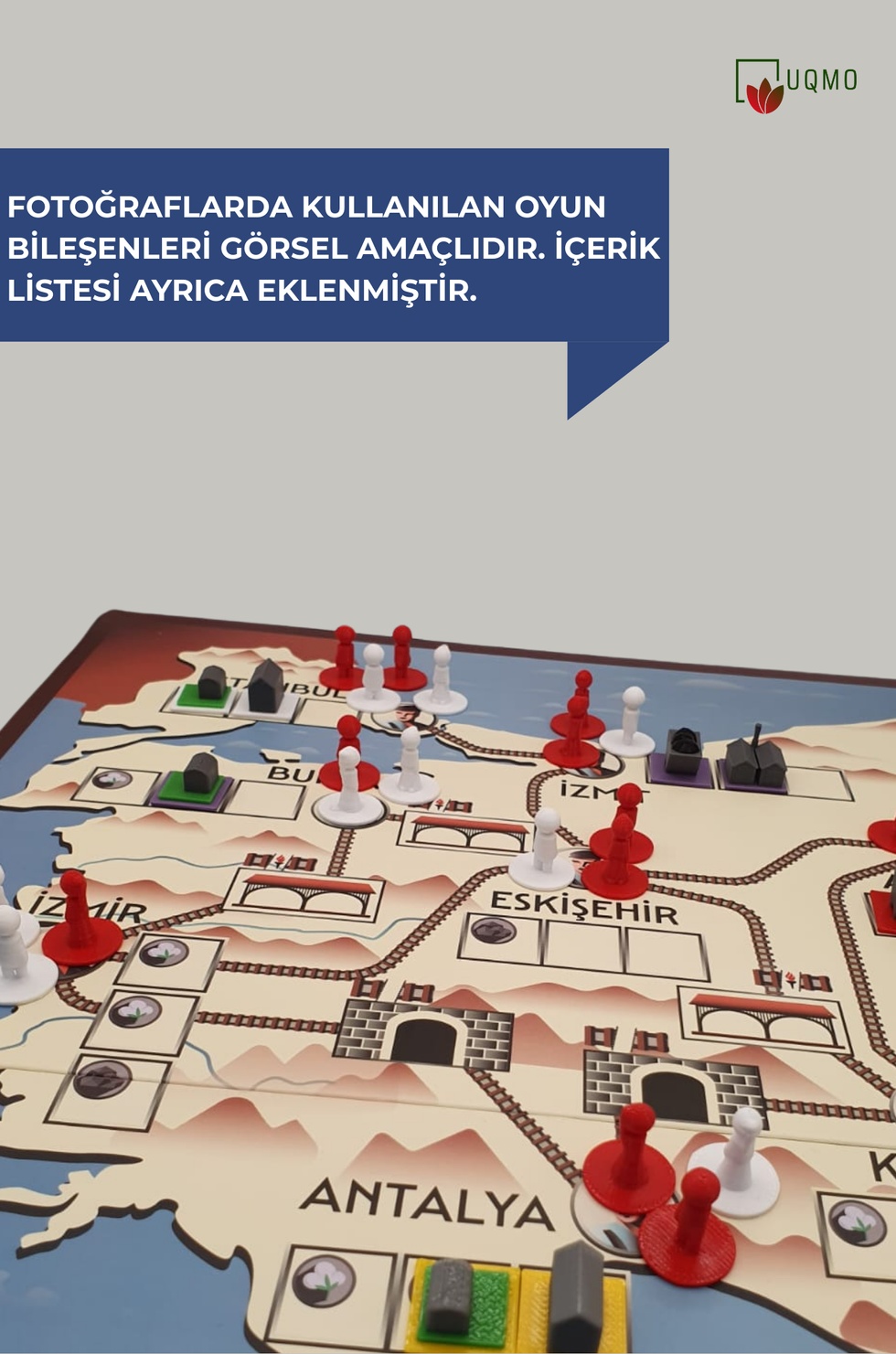 İnkılap Kutu Oyunu ile uyumlu 3D İşçiler Detay Seti