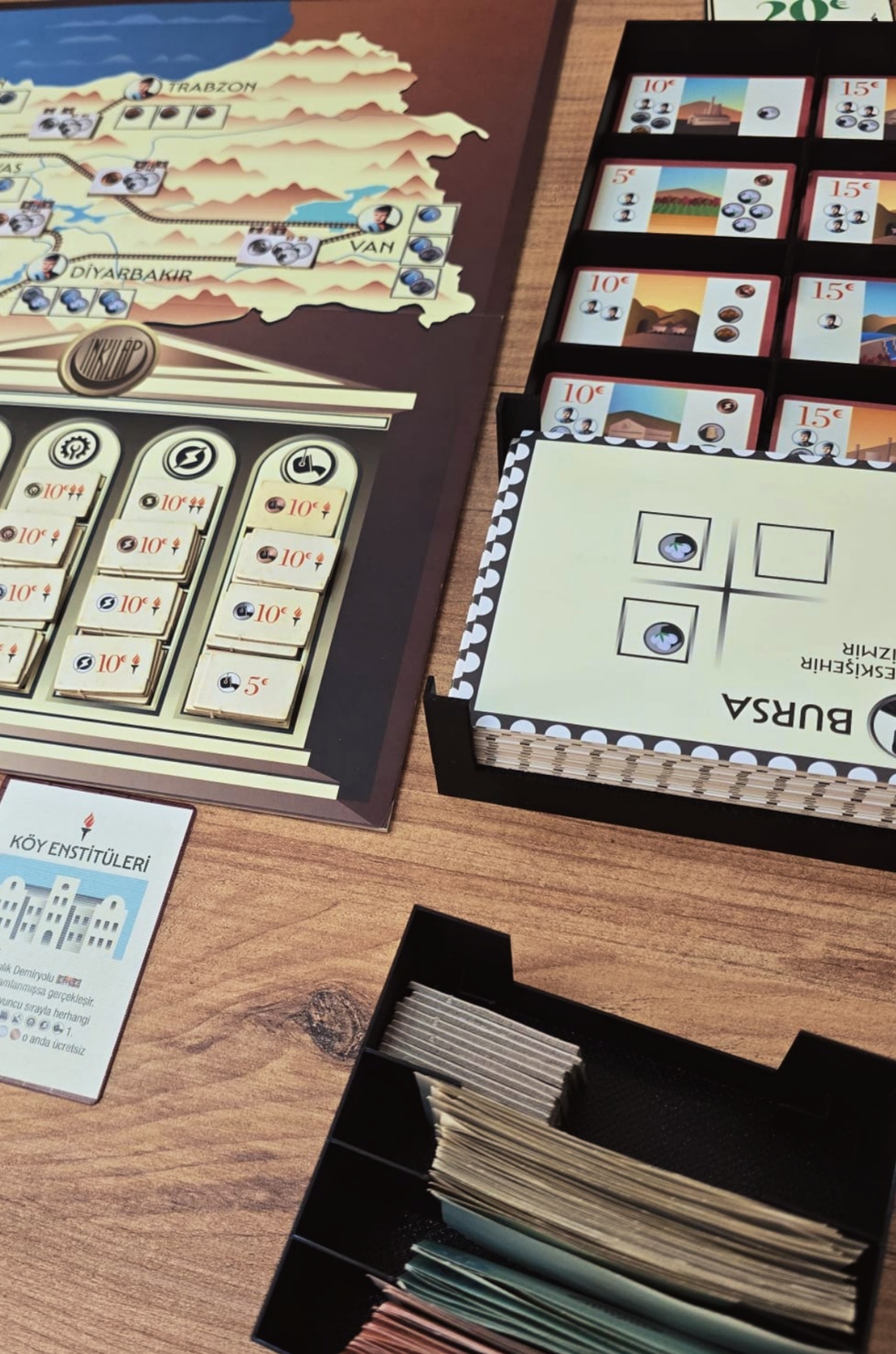 İnkılap Kutu Oyunu ile Uyumlu 3D Kutu Düzenleyici – Akıllı Insert + UqmoTag Dahil