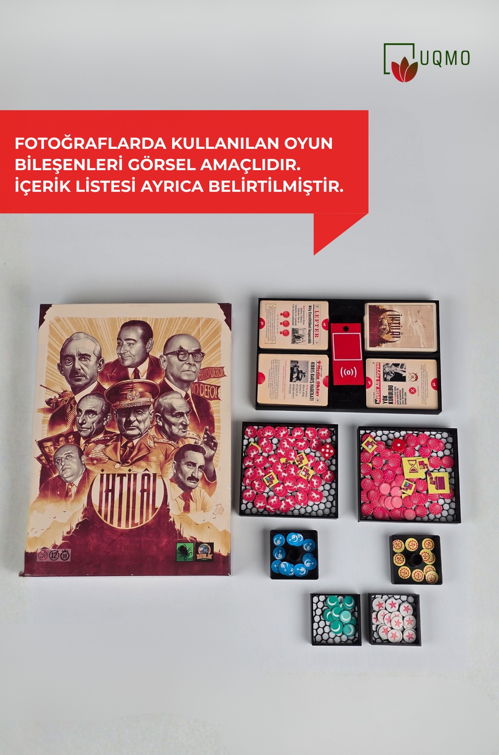 İhtilal Kutu Oyunu ile uyumlu Düzenleyici