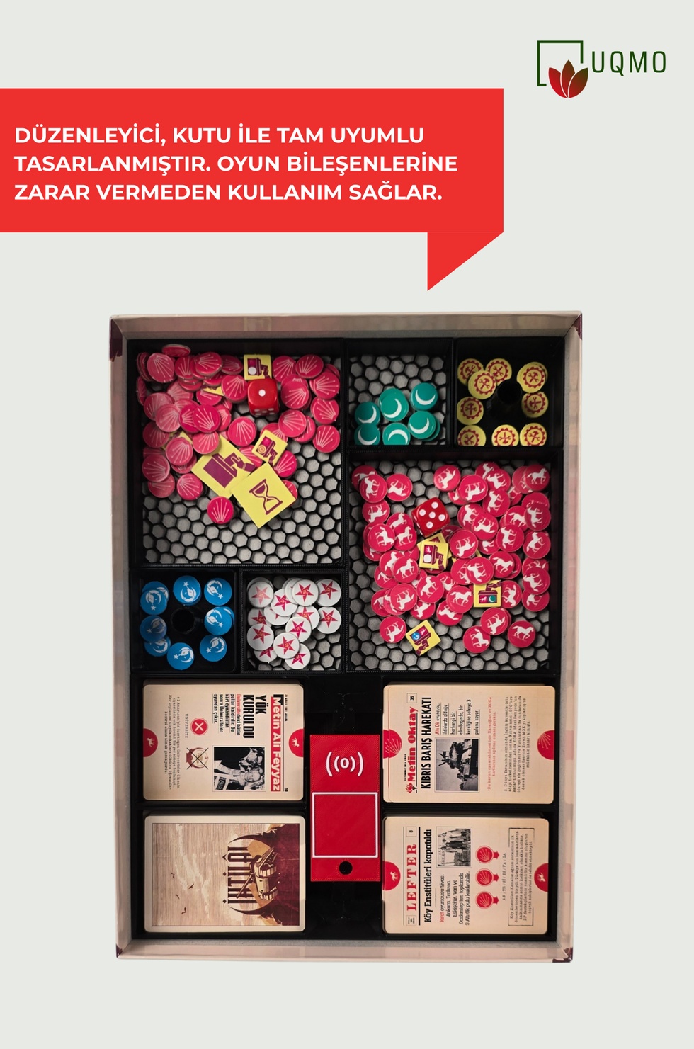 İhtilal Kutu Oyunu ile uyumlu Düzenleyici