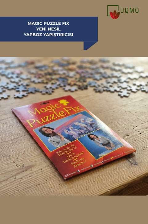 Magic Puzzle Fix - Puzzle yapıştırıcı folyo - 12 Adet