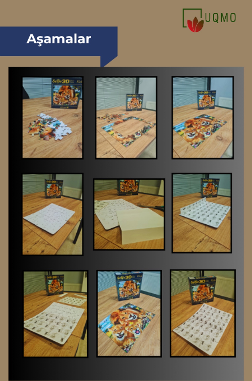 Magic Puzzle Fix - Puzzle yapıştırıcı folyo - 12 Adet