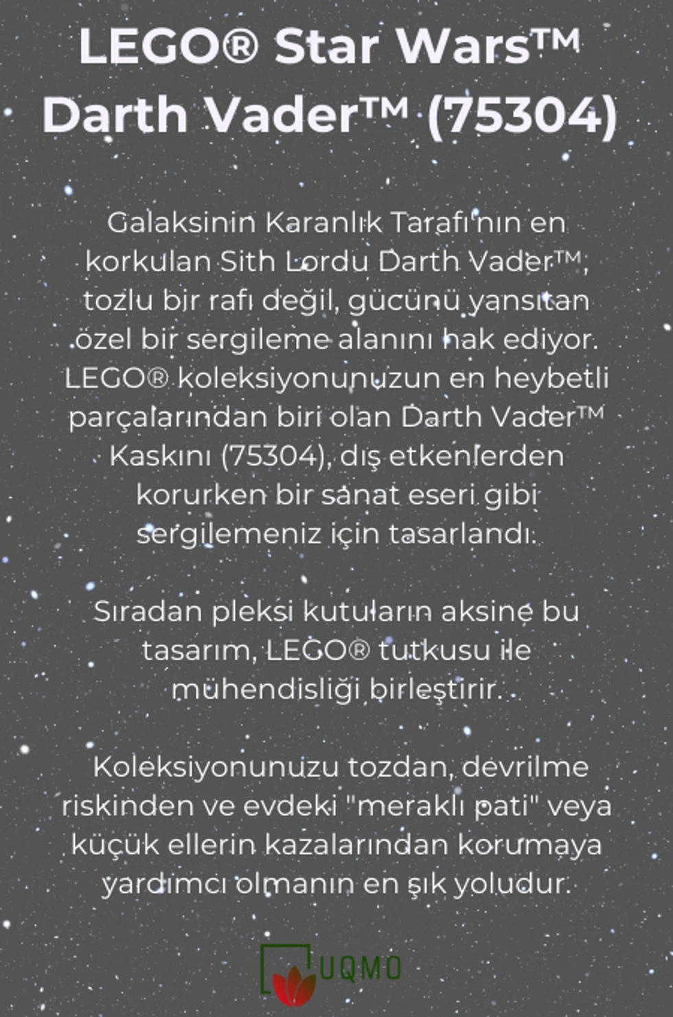 LEGO® Kaskları ile Uyumlu Teşhir Kutusu