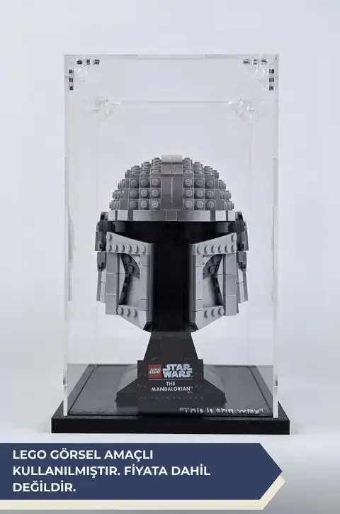 Mandalorian™ Kaskı (75328) LEGO® Kaskları ile Uyumlu Teşhir Kutusu