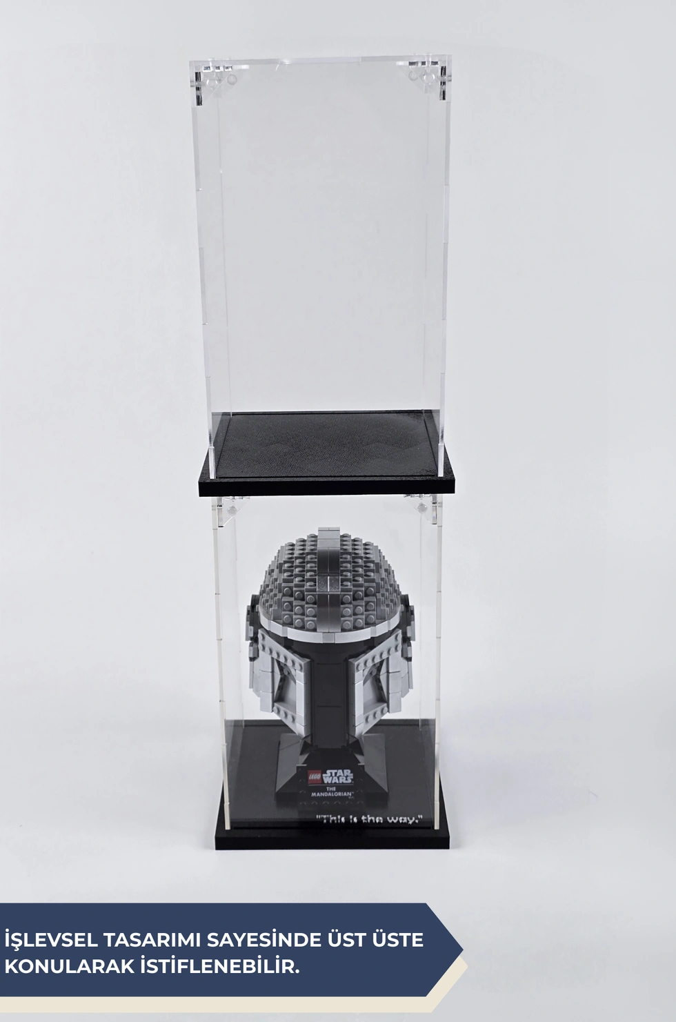 LEGO® Kaskları ile Uyumlu Teşhir Kutusu