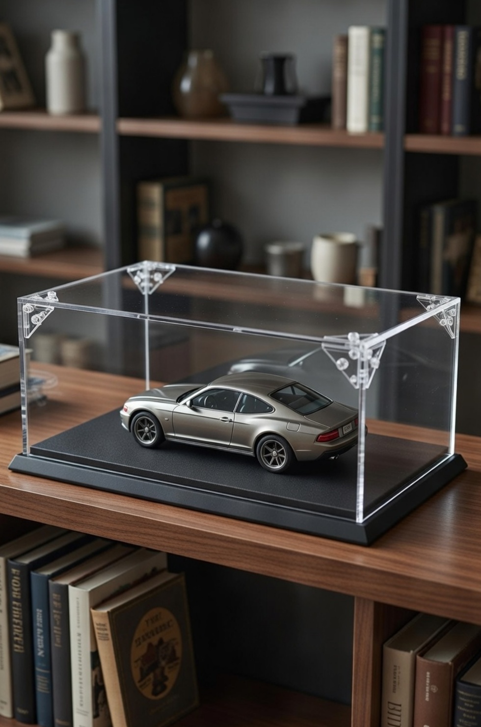 1:24 Model Otomobil ve Değerli Objeler için Podyum Tasarımlı Teşhir Kutusu (Smooth Serisi)