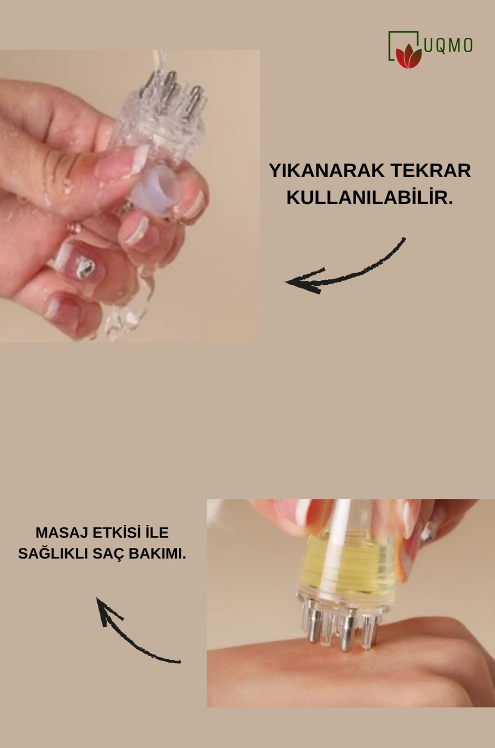 - Saç Serum Aplikatörü (Seyahat Boy)