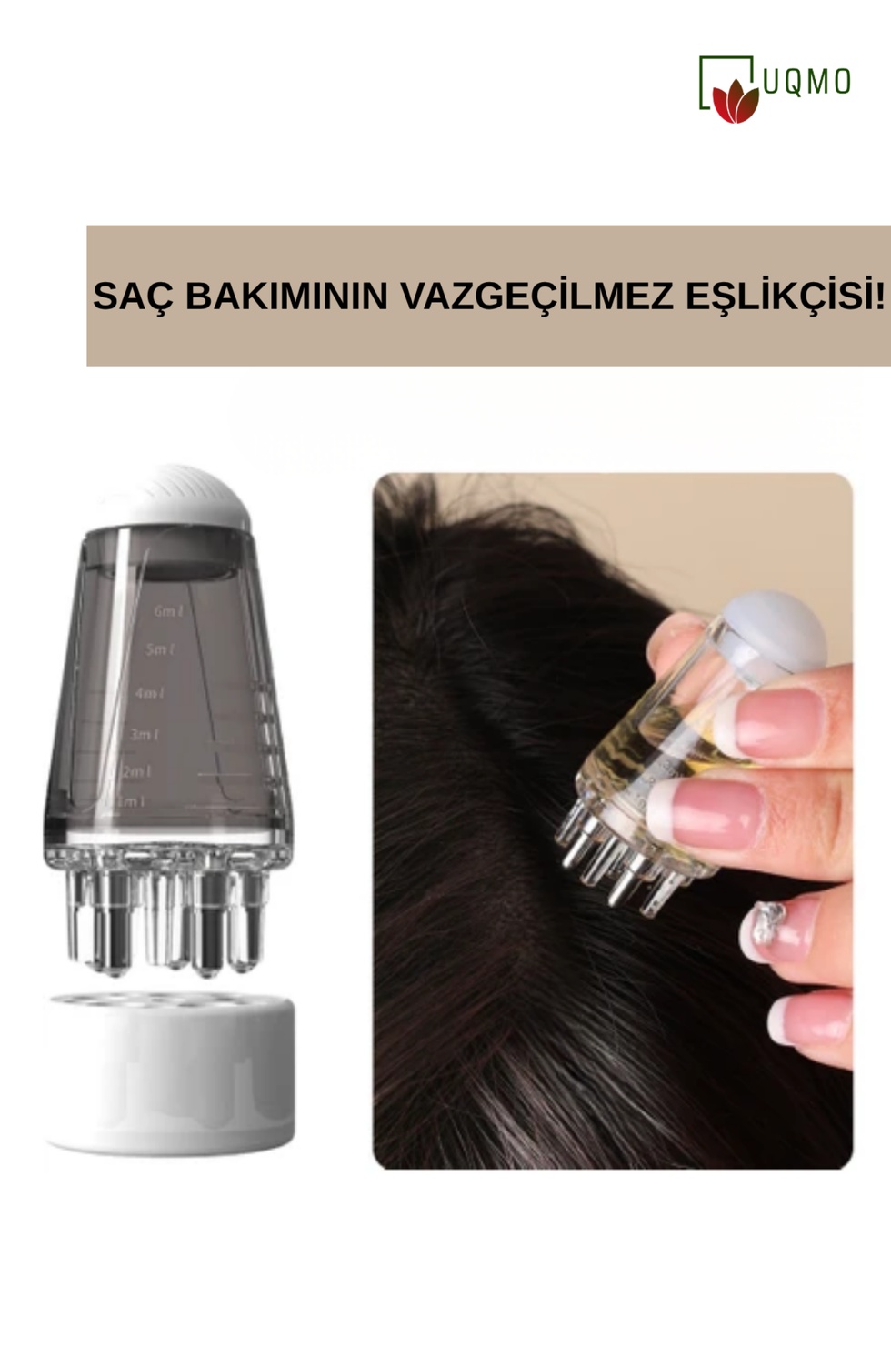 - Saç Serum Aplikatörü (Seyahat Boy)