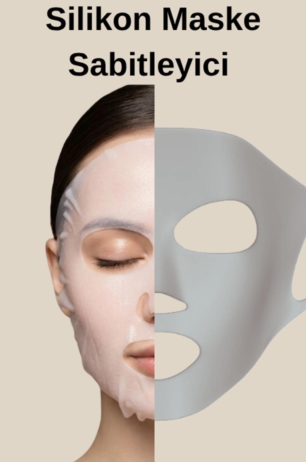 - Yüz Maskesi Koruyucu & Sabitleyici - GRİ