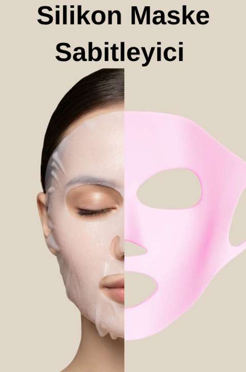 - Yüz Maskesi Koruyucu & Sabitleyici PEMBE