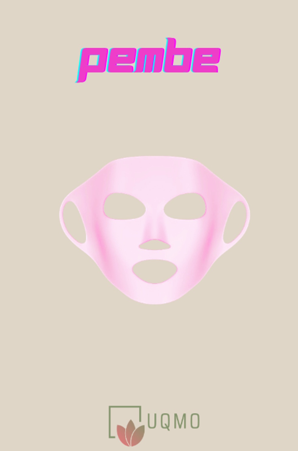 - Yüz Maskesi Koruyucu & Sabitleyici PEMBE