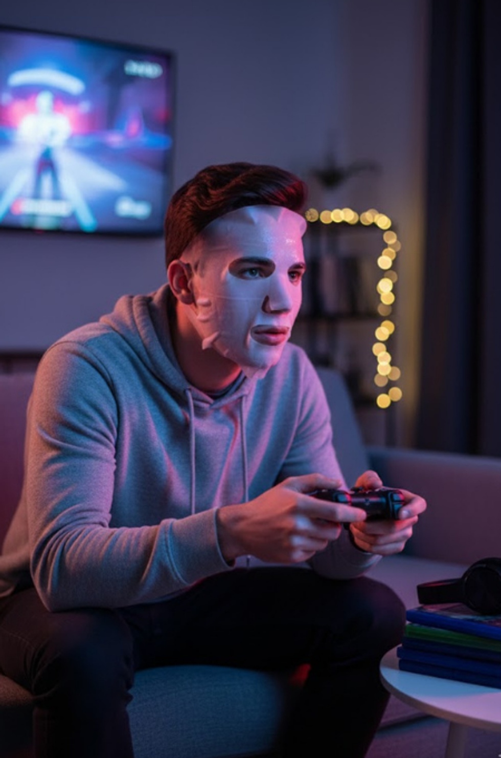 - Yüz Maskesi Koruyucu & Sabitleyici PEMBE