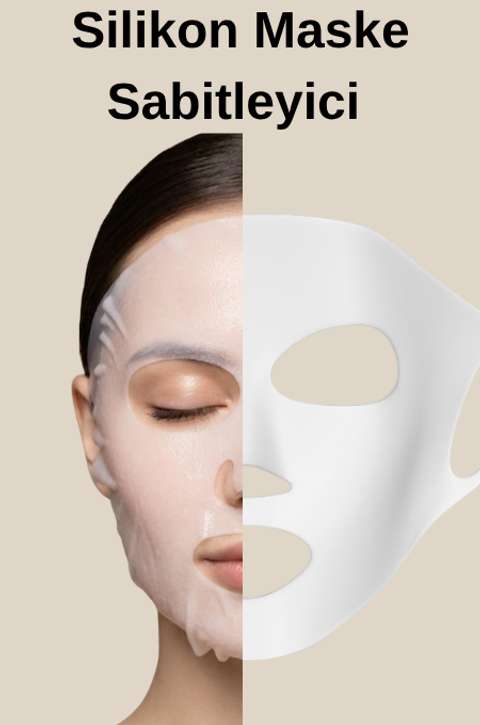 - Yüz Maskesi Koruyucu & Sabitleyici - BEYAZ