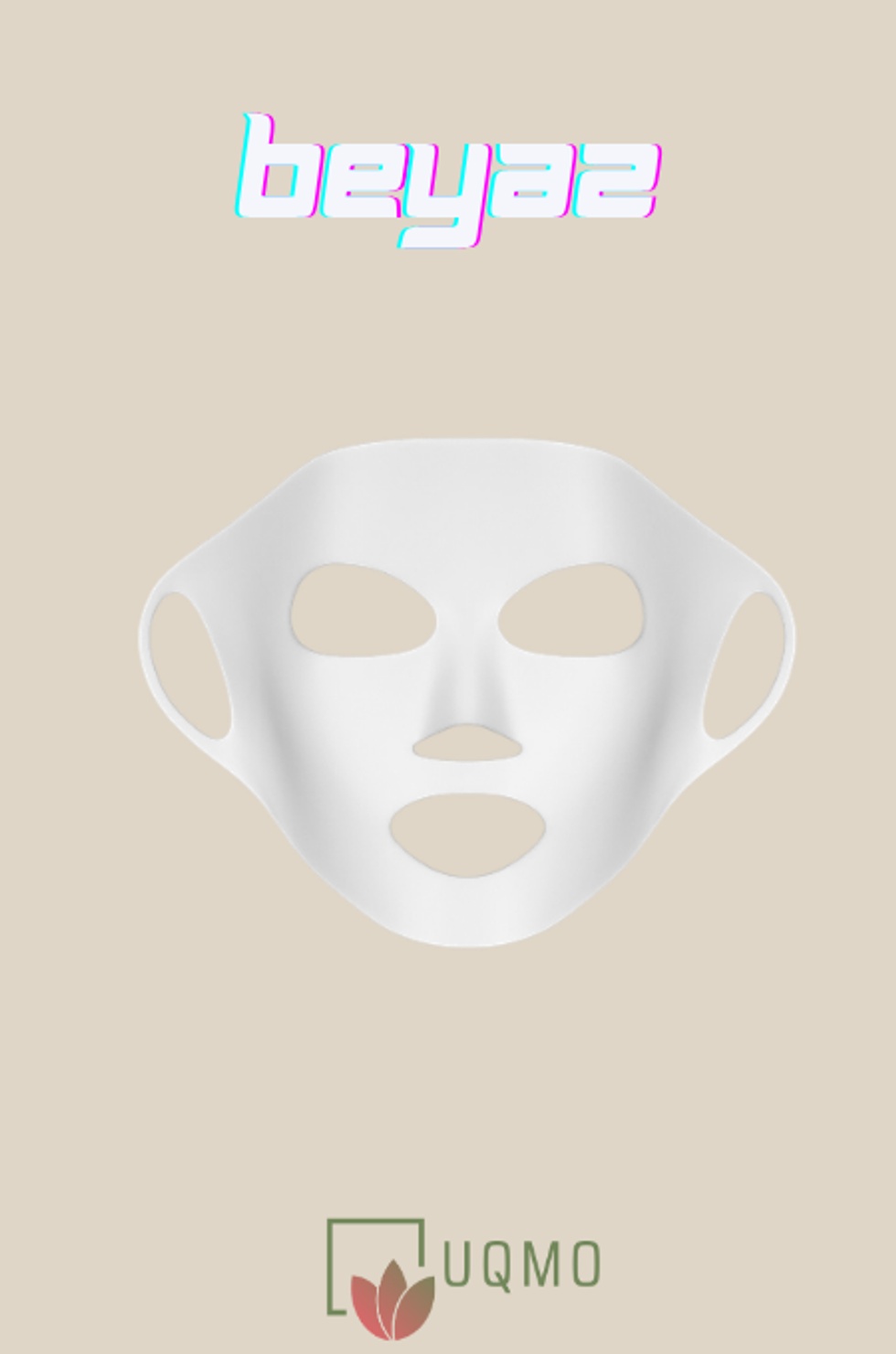 - Yüz Maskesi Koruyucu & Sabitleyici - BEYAZ