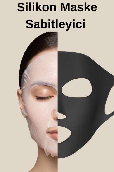 - Yüz Maskesi Koruyucu & Sabitleyici - SİYAH