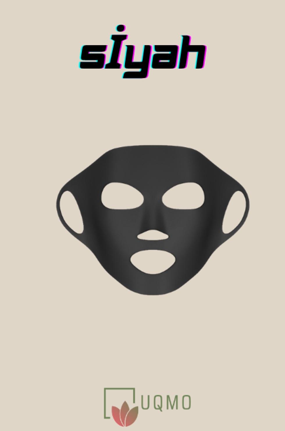 - Yüz Maskesi Koruyucu & Sabitleyici - SİYAH