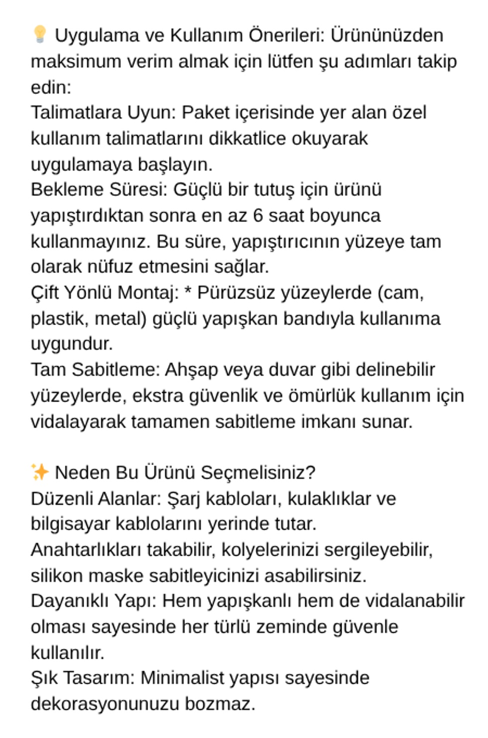 Yeni Nesil Kablo Düzenleyici 3'lü