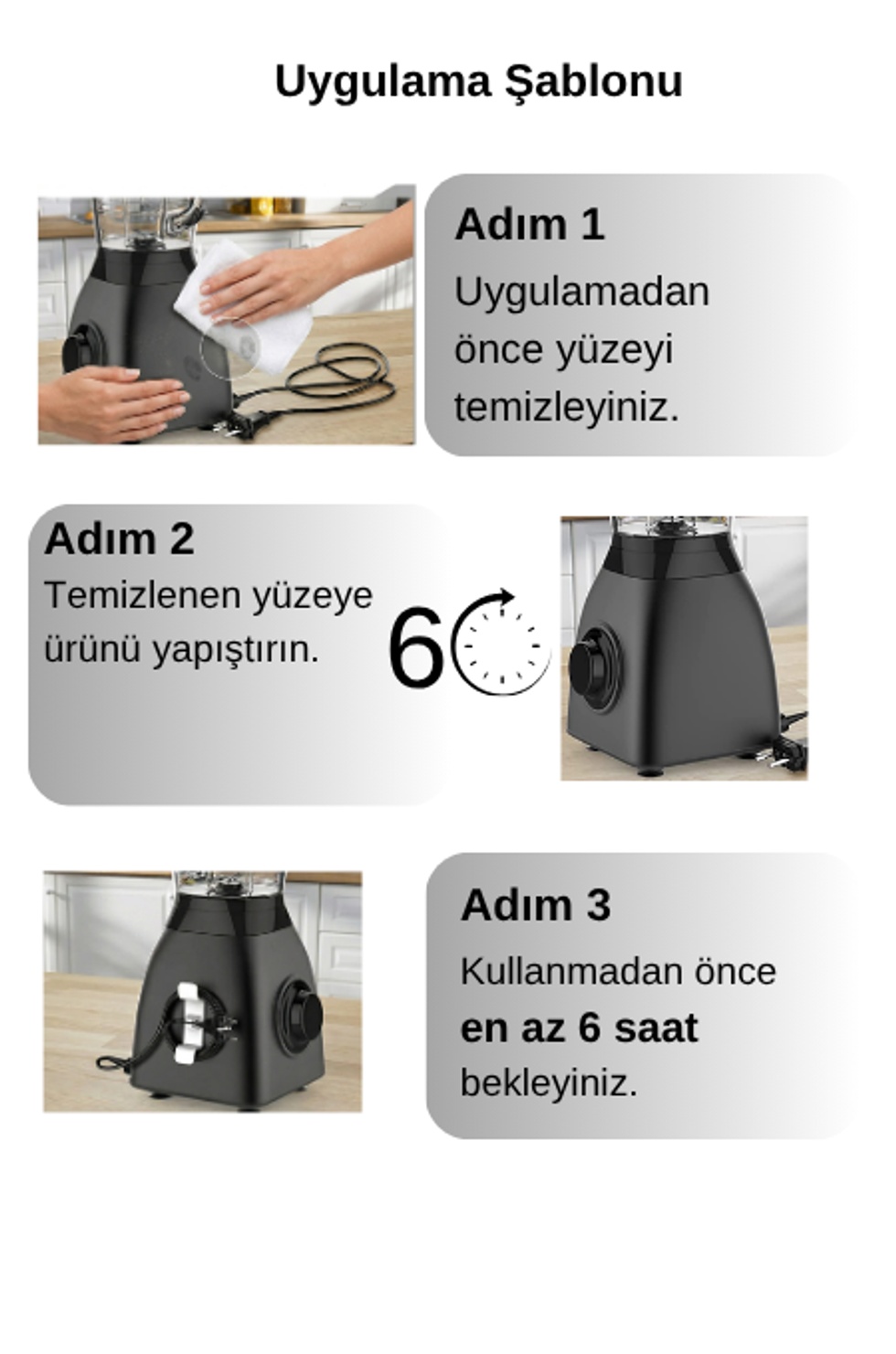 6'lı Kablo Düzenleyici & Sabitleyici