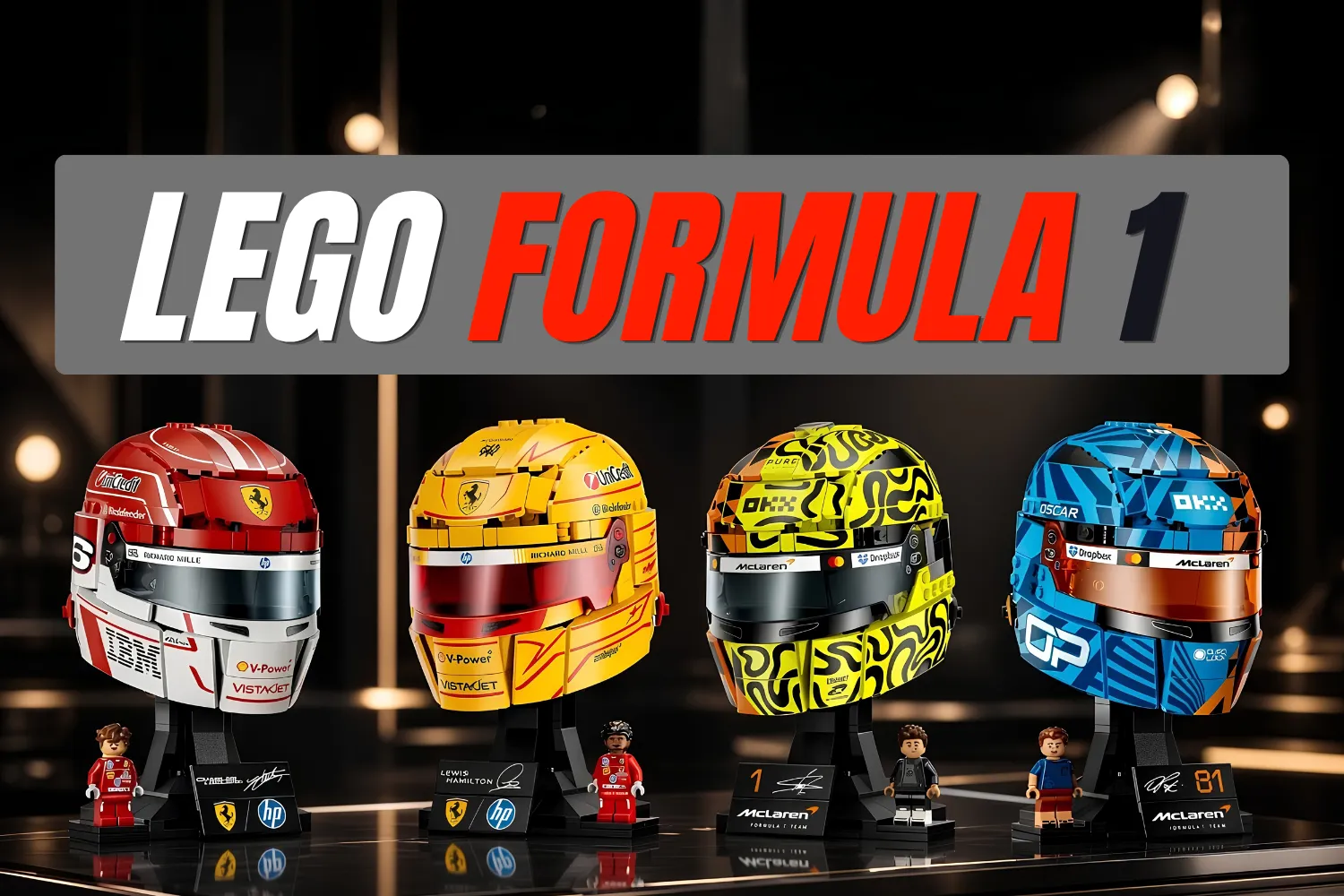 LEGO® F1 Serisi ve Kask Koleksiyonu: Şampiyonluk Ruhunu Evinizde Sergileyin!